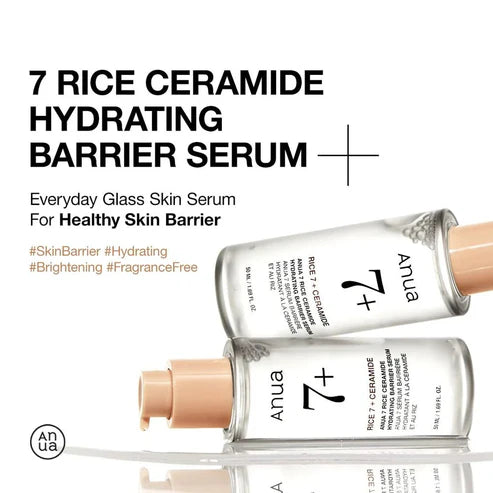 Anua - 7+ Rise and Ceramide toner & serum